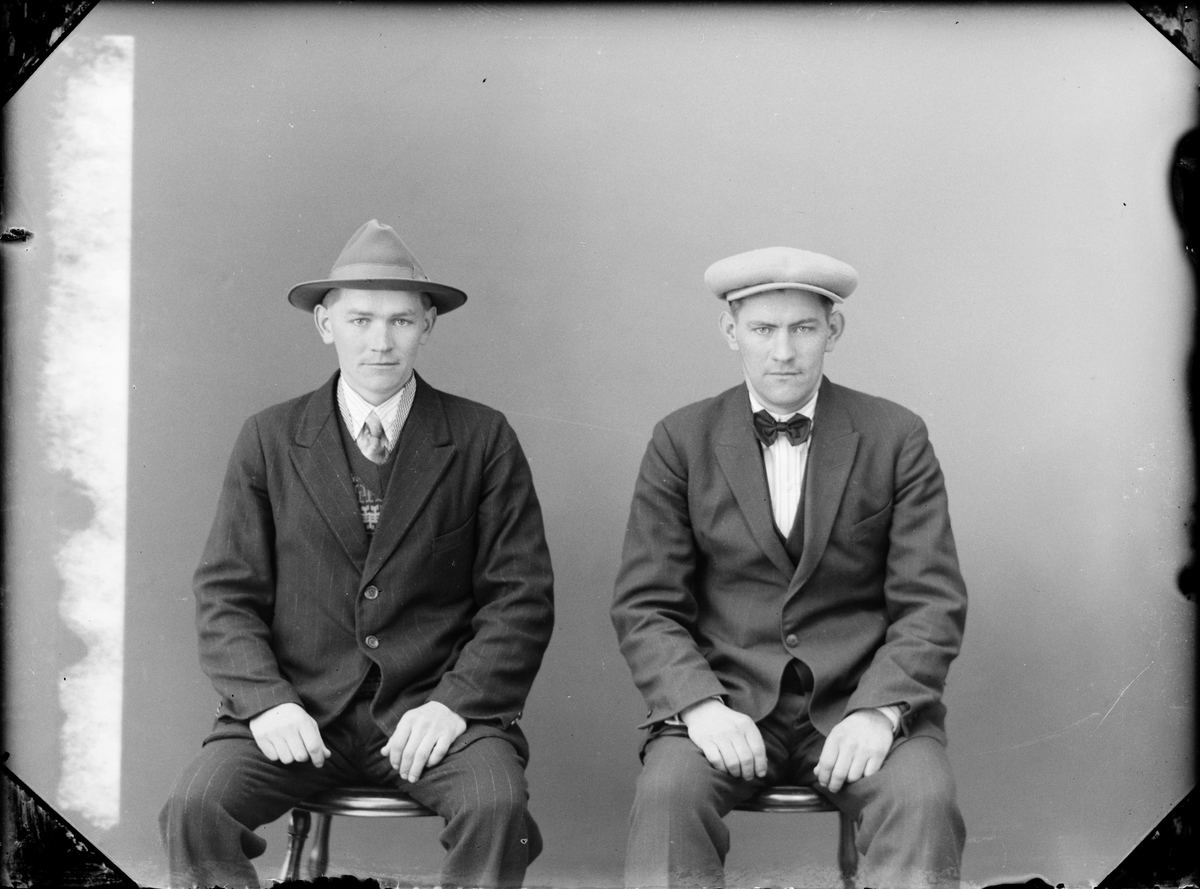 Skötsner-Edhlund, Bröderna Andersson från Risinge, Hökhuvud socken, Uppland 1927