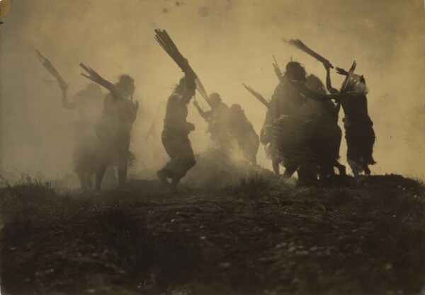 Edward S. Curtis, [The Eclipse Dance]