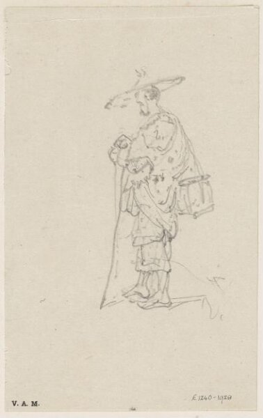 George Chinnery, A standing Chinese man