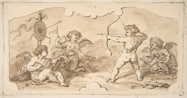 Jules-Edmond-Charles Lachaise, Design of putti at play