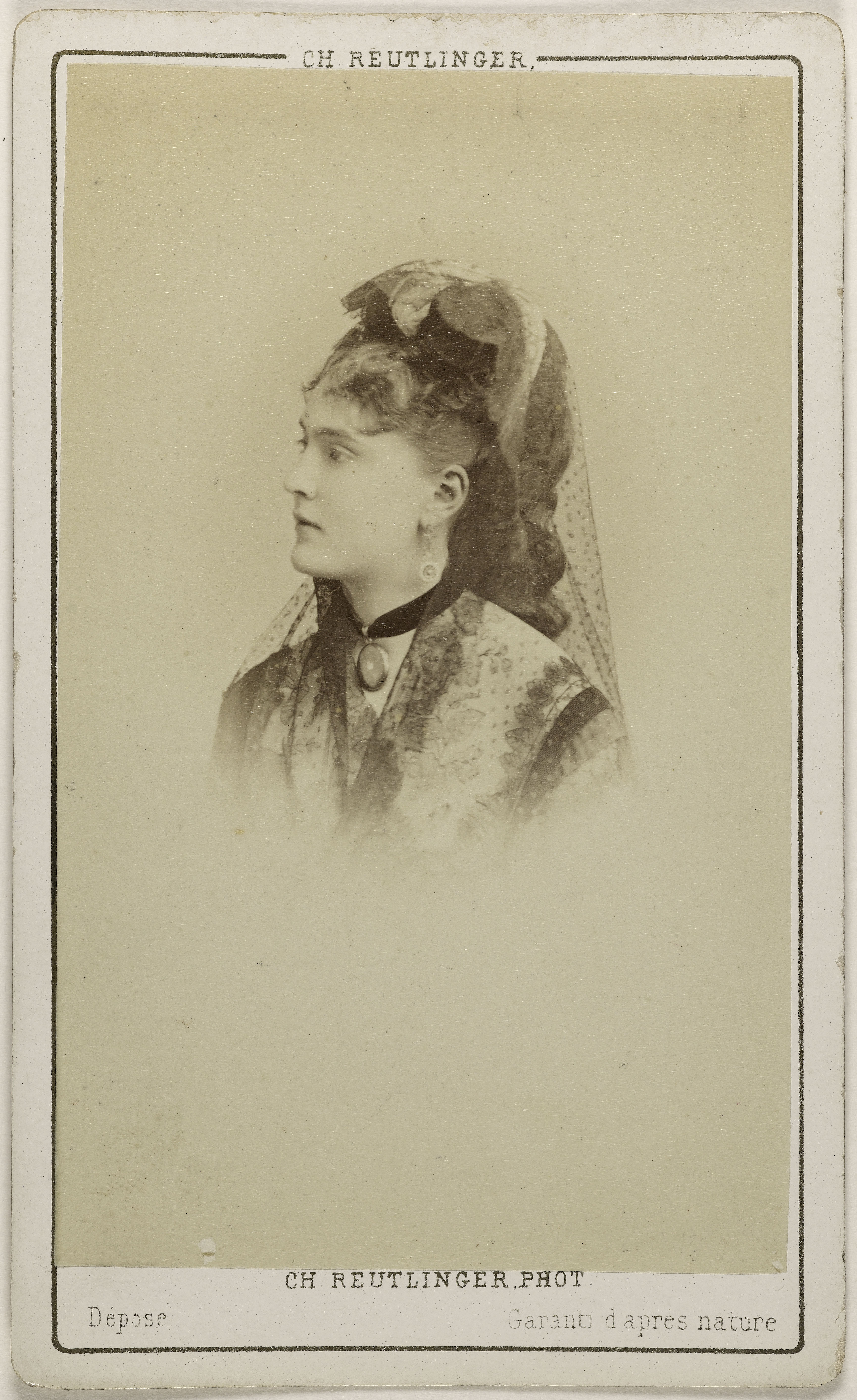 Charles Reutlinger, Portrait de Bertin, Blanche, (actrice)