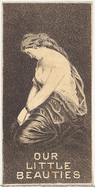 Allen & Ginter, From the Actresses series (N57) promoting Our Little Beauties Cigarettes for Allen & Ginter brand tobacco products