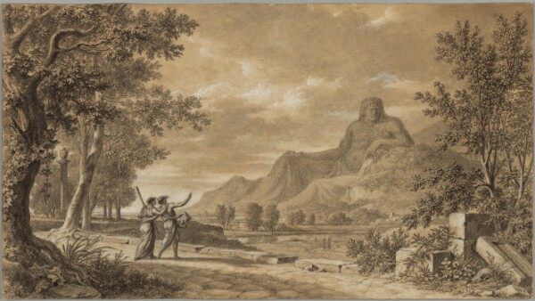 Pierre-Henri de Valenciennes, Mount Athos Carved as a Monument to Alexander the Great