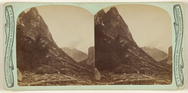 Charles Bierstadt, The Old Chief. Sunset View. Yo Semite Valley.