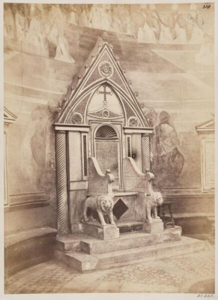 Parker, John Henry, Church of SS. Nereus and Achilleus - Marble Chair or Throne