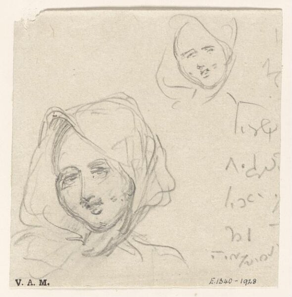 George Chinnery, The head of a boatwoman