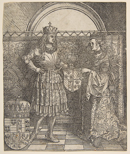 Albrecht Dürer, The Betrothal of Mary of Burgundy from the Triumphal Arch of Emperor Maximilian I