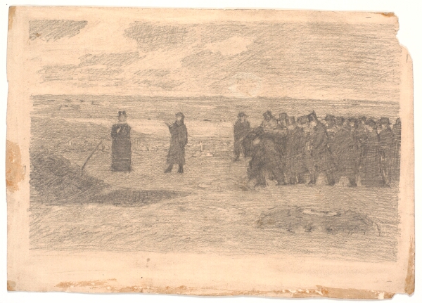 Niels Bjerre, Begravelse på vestjydsk kirkegaard
