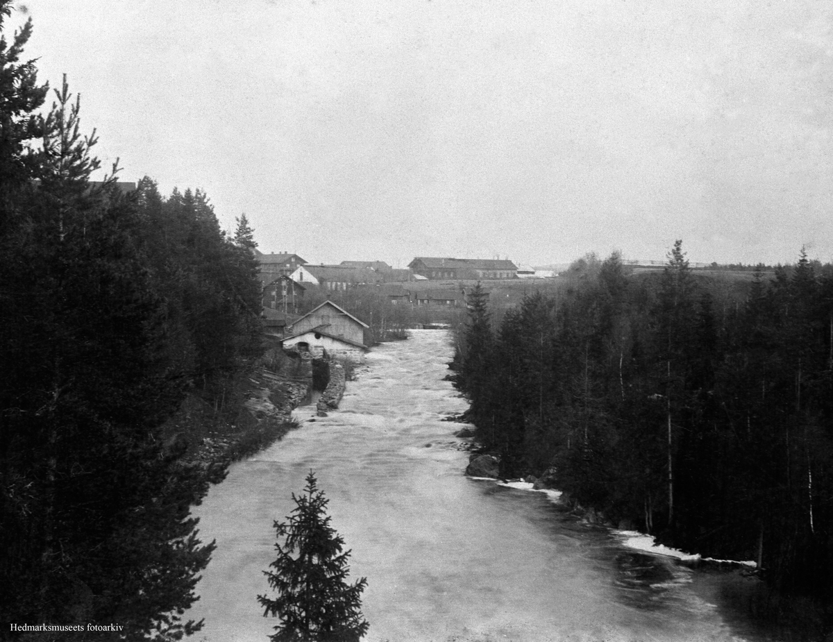Anno Domkirkeodden, OVERSIKT, SVARTELVA M/AADALS BRUG, AADALS BRUK FABRIKKEN, ÅDALSBRUK Løten.