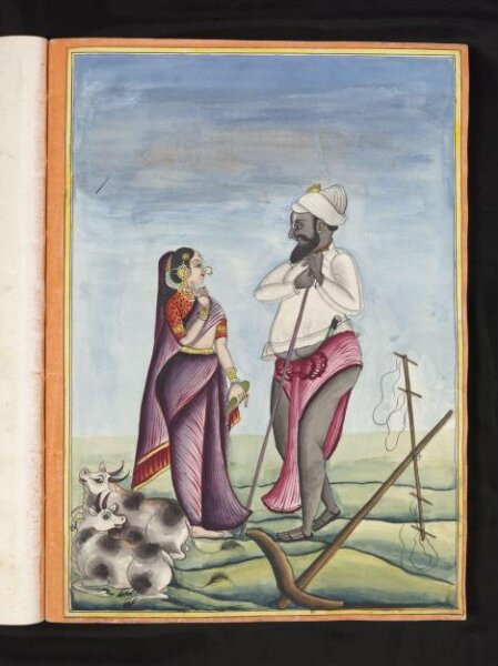 Unknown, A cultivator and his wife