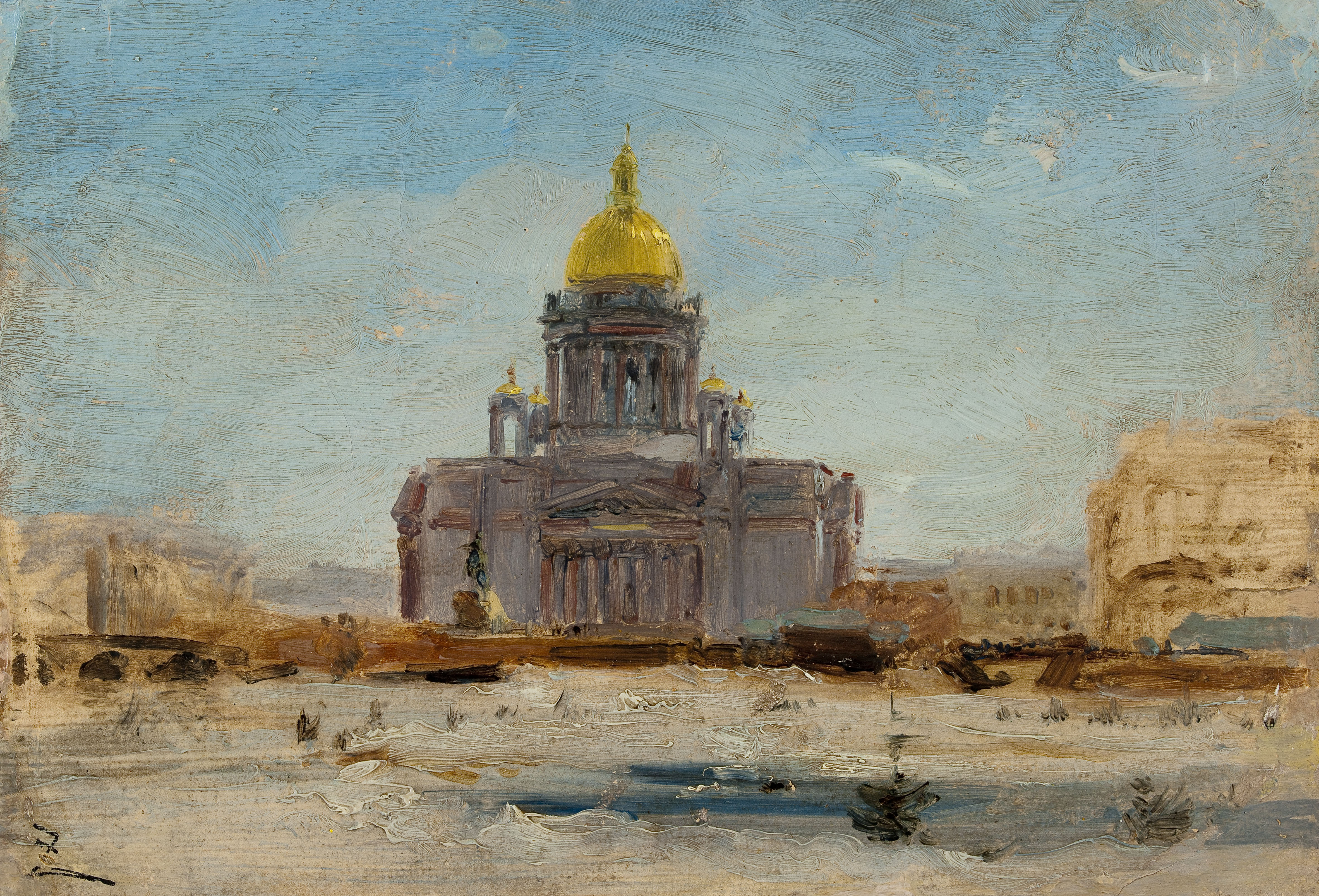Félix Ziem, Saint Pétersbourg, Saint Isaac