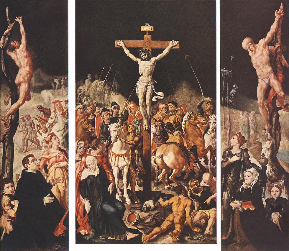 Maarten van Heemskerck, Calvary (Triptych)