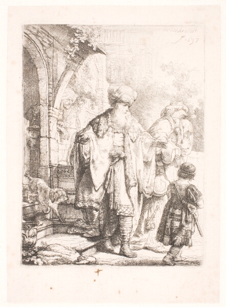 Rembrandt van Rijn, Abraham forstøder Hagar og Ismael