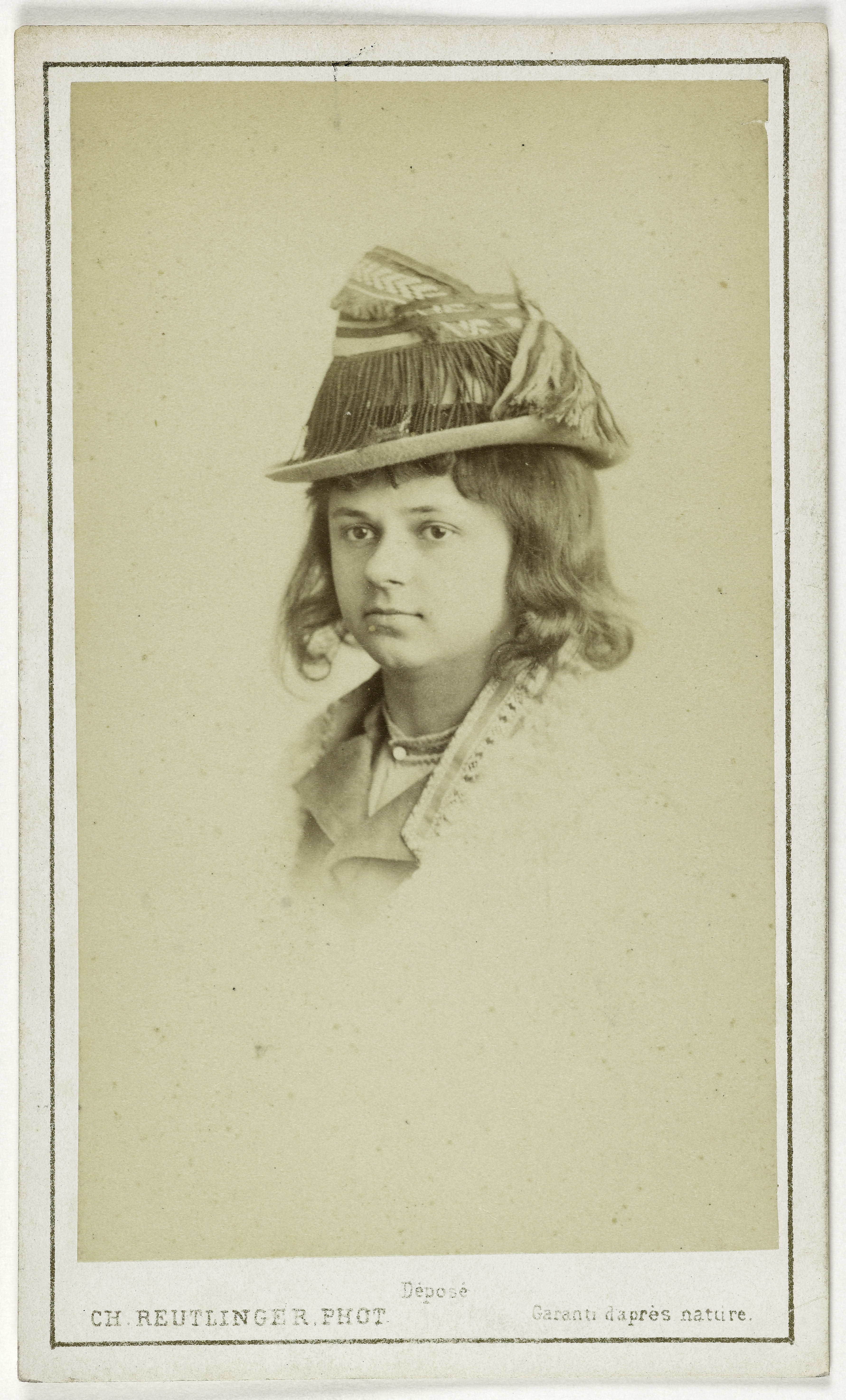 Charles Reutlinger, Portrait de Lafourgade (actrice)