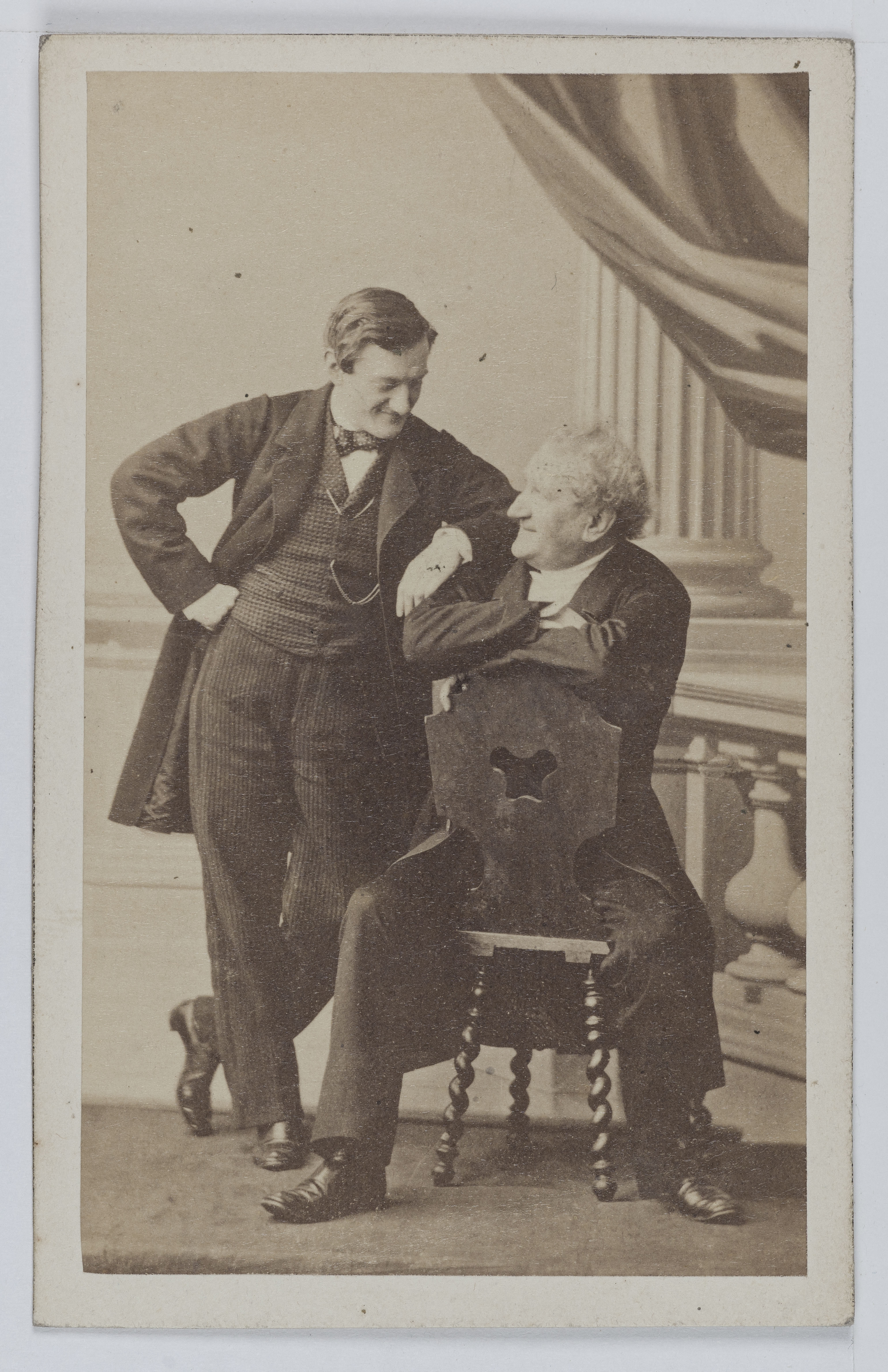 Pierre Petit & Trinquart, Portrait de Jean-Baptiste Provost et Eugène Provost, père et fils, acteurs de théâtre.