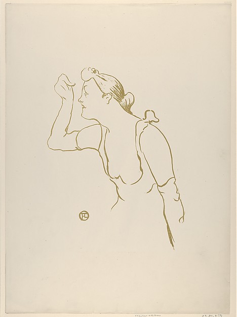 Henri de Toulouse-Lautrec, Paula Brébion (from Le Café Concert)