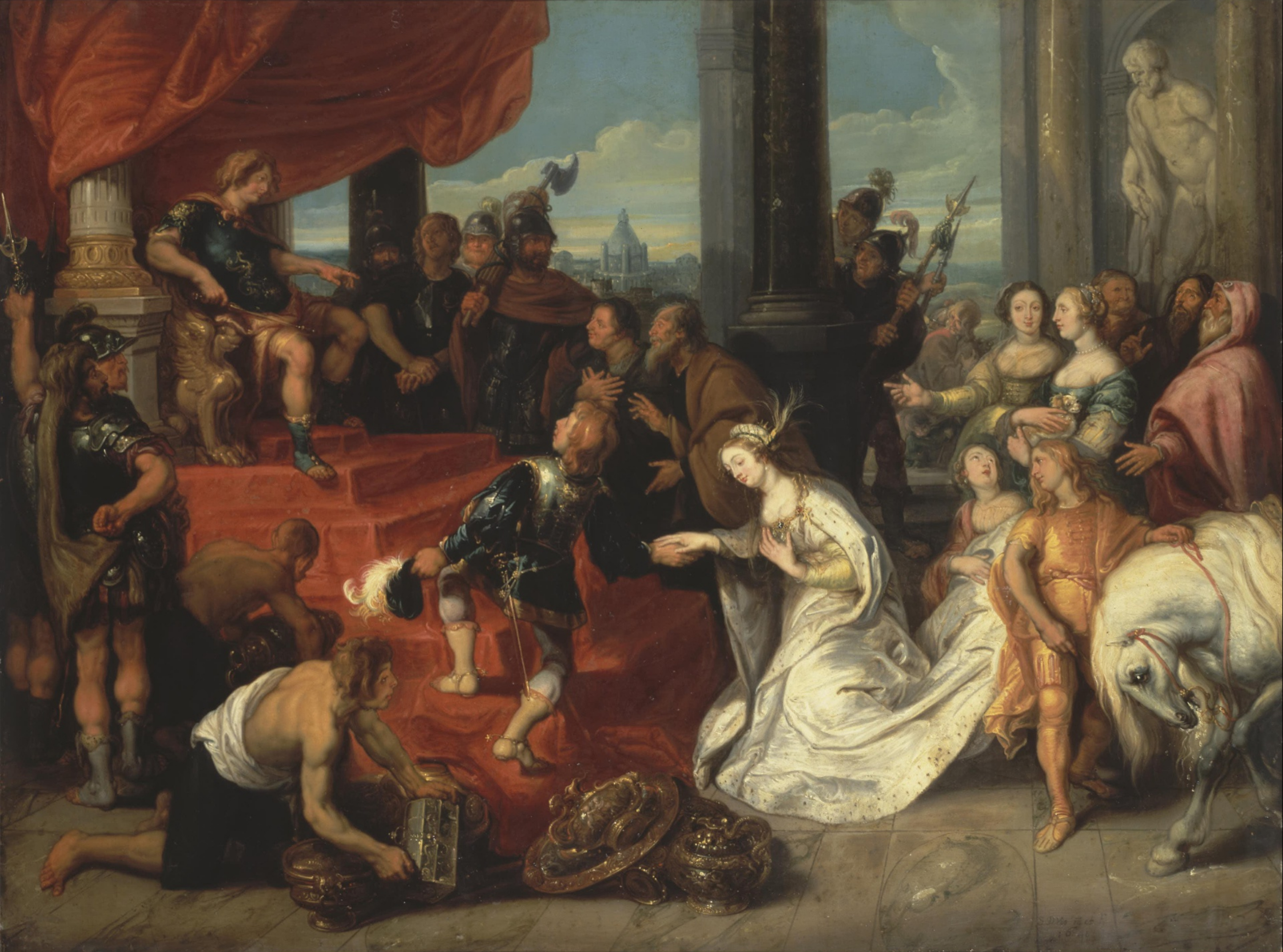Simon de Vos, The Magnanimity of Scipio Africanus