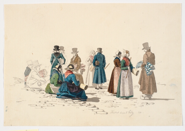 Martinus Rørbye, Scene fra torvepladsen i Thisted