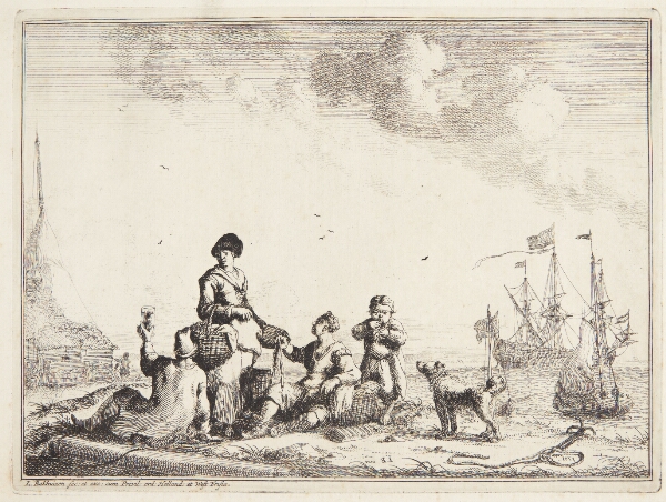 Ludolf Bakhuizen, Udflugt ved havet