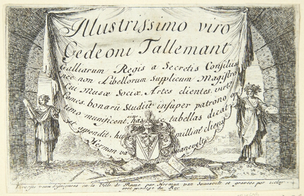Herman van Swanevelt, Titelblad til "Tolv udsigter fra Rom"