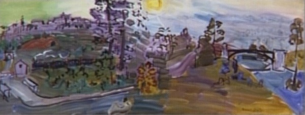 Raoul Dufy, Paysage de Langres