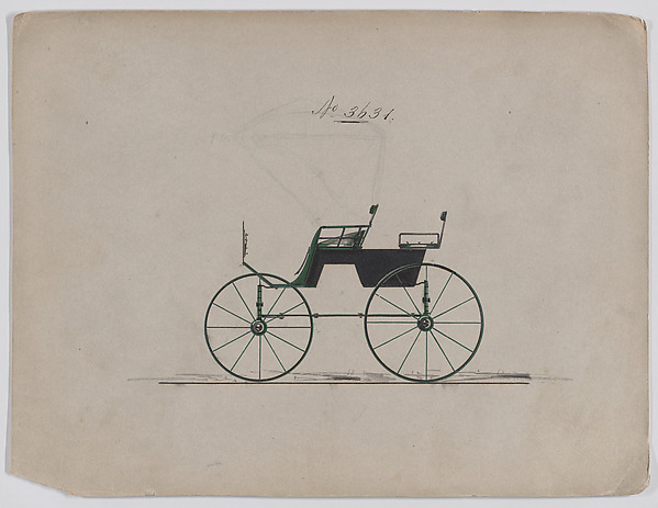 Brewster & Co., Design for a Phaeton, no. 3631