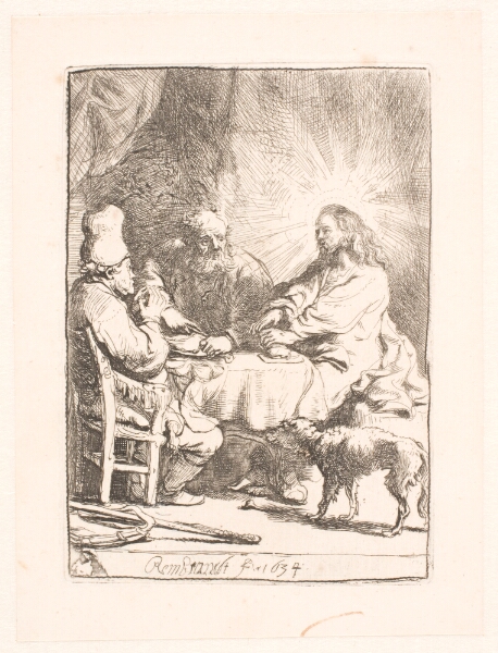 Rembrandt van Rijn, Kristus i Emmaus