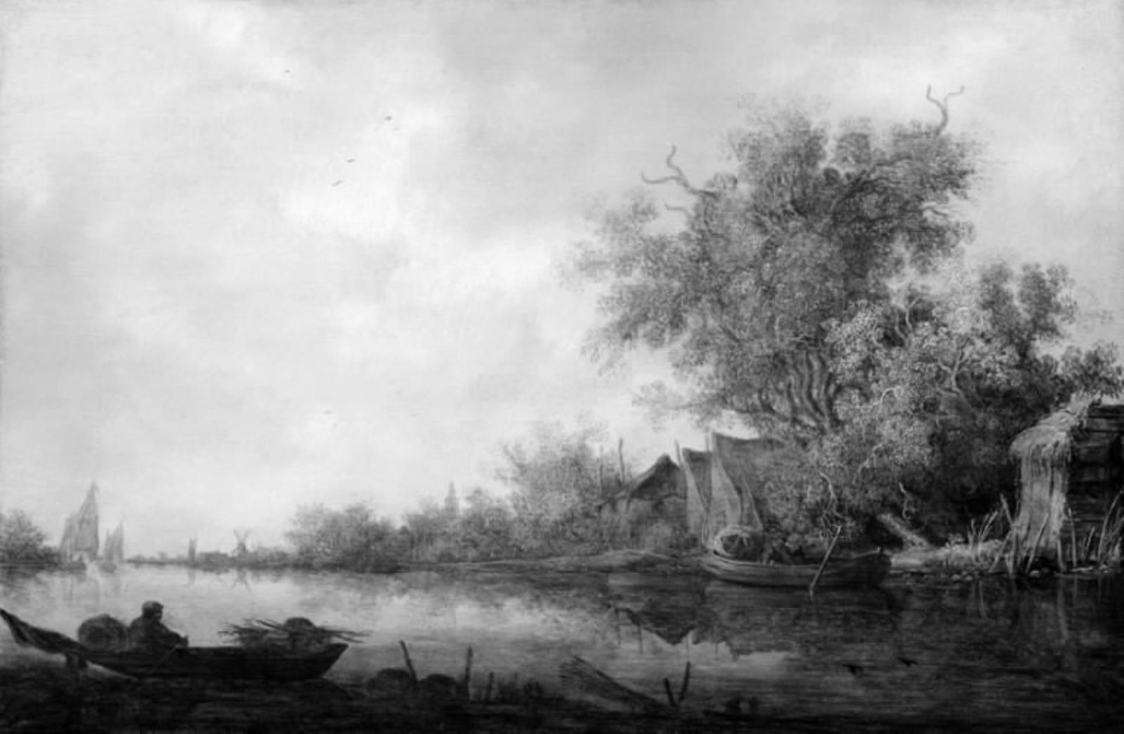 Salomon van Ruysdael, Flodlandskab