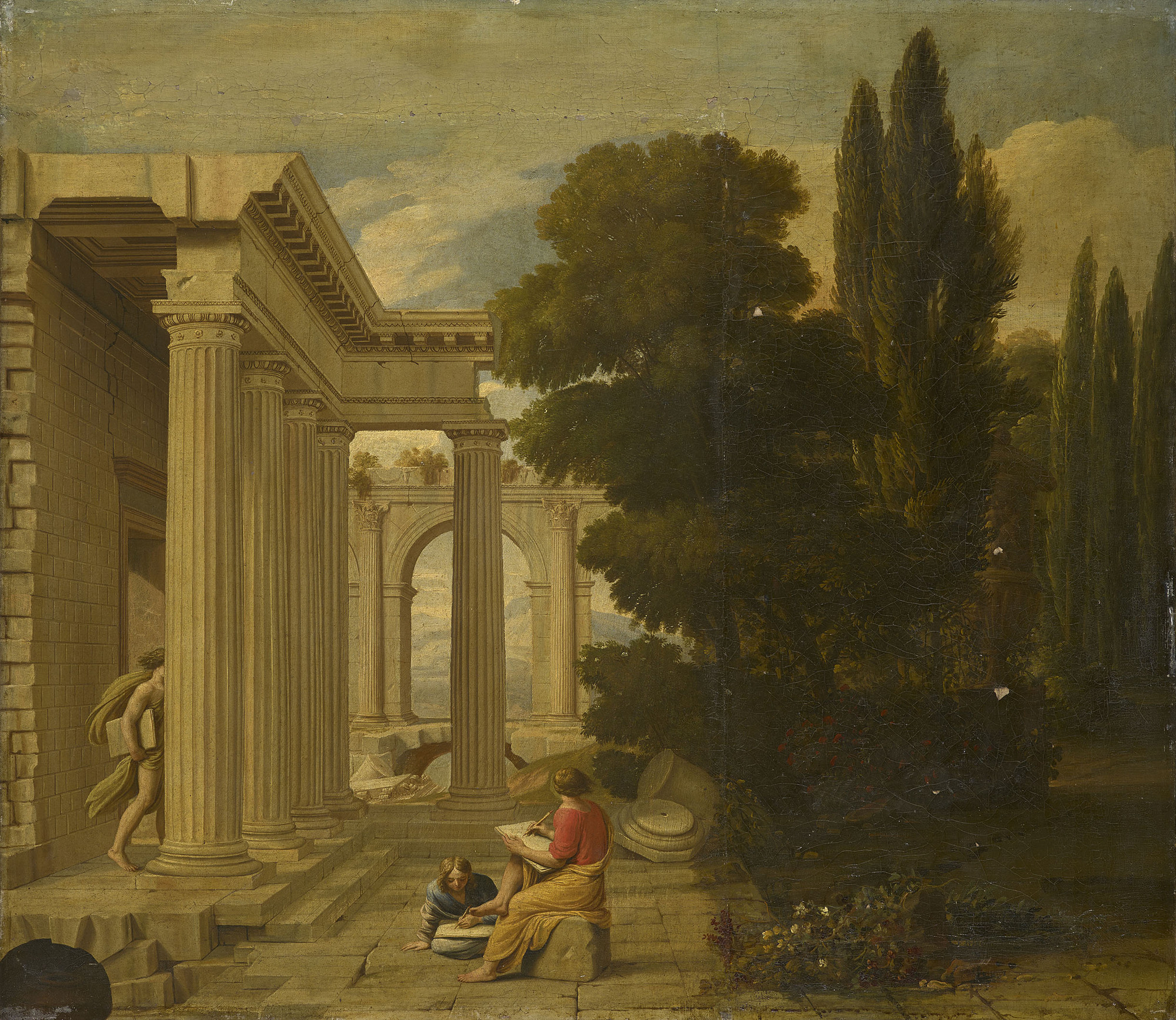 Jean Lemaire, Classical Ruins in a Landscape