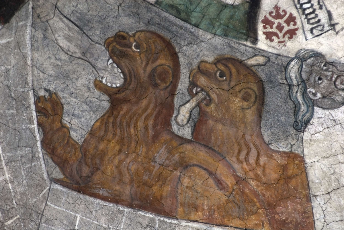 Bengt Backlund, Lime painting in Täby Church, Uppland 2009