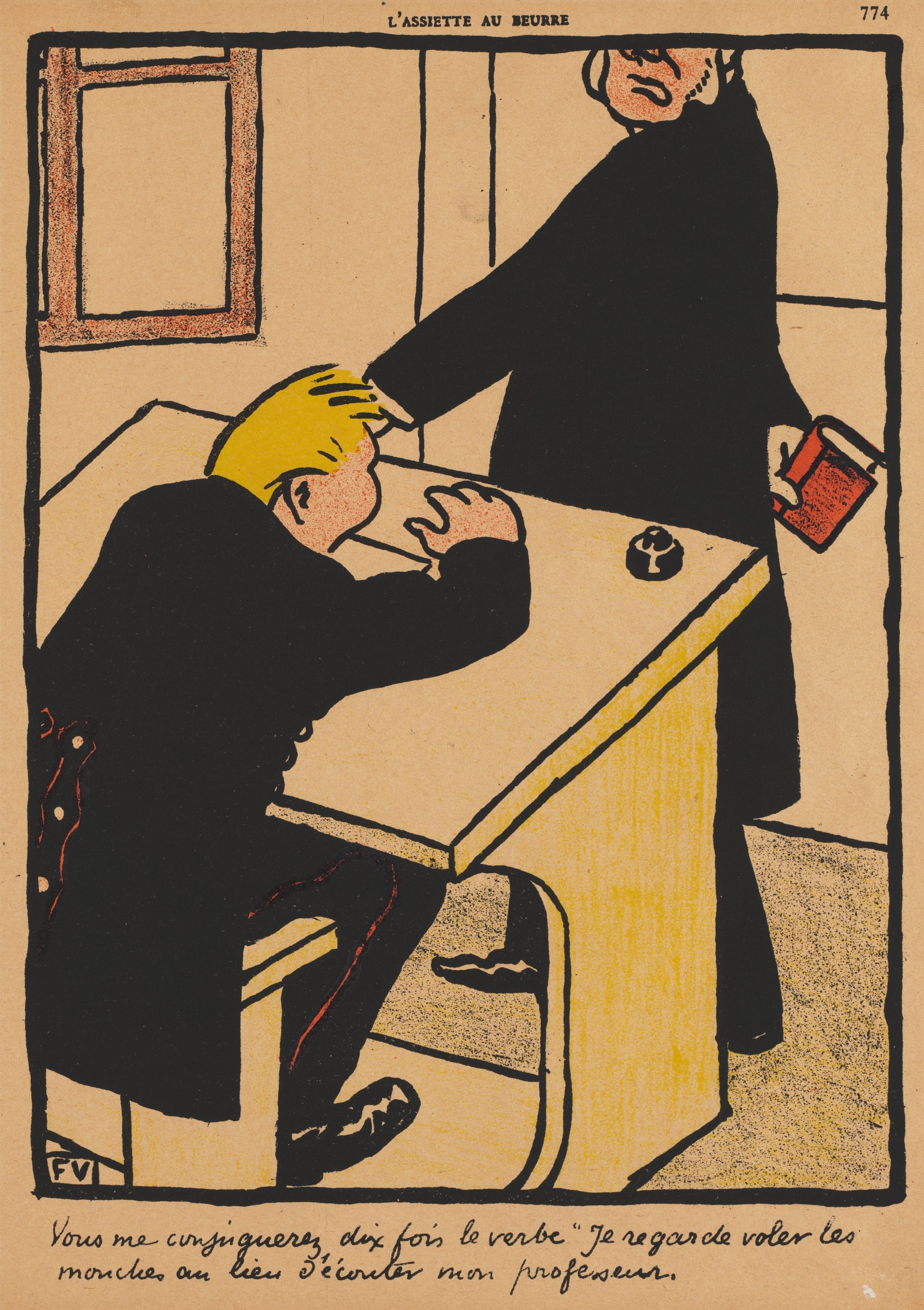 Félix Vallotton, You shall conjugate...