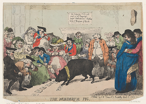 Thomas Rowlandson, The Wonderful Pig