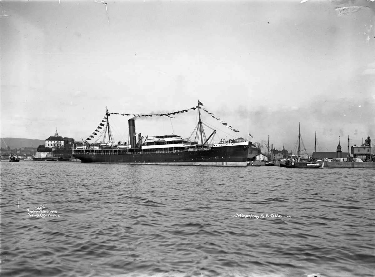 Anders Beer Wilse, D/S Oslo (b. 1906, Earle's Co., Hull)