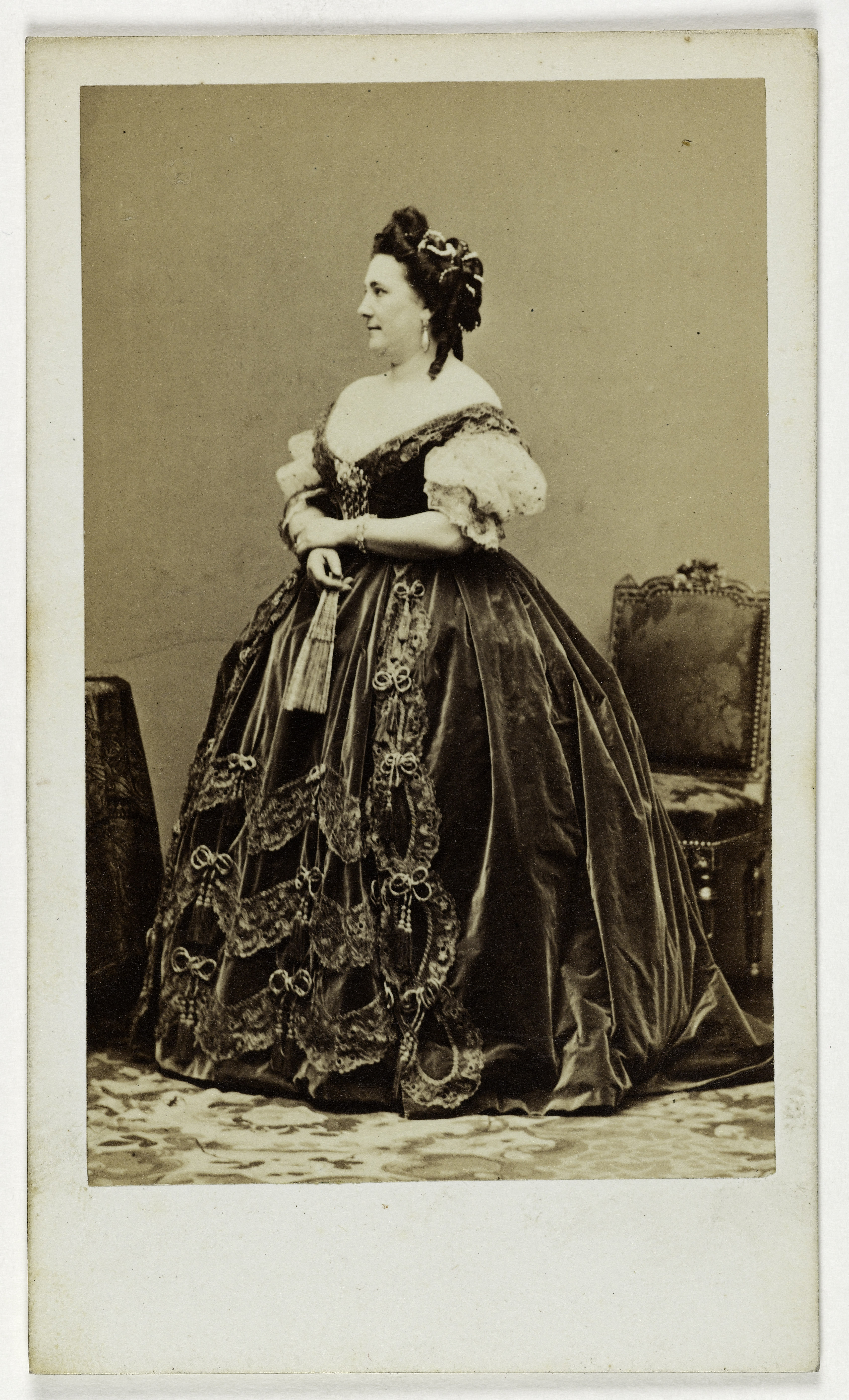 Disderi & Cie, Portrait d'Emilie Guyon, (1821-1878), (actrice ou chanteuse?)