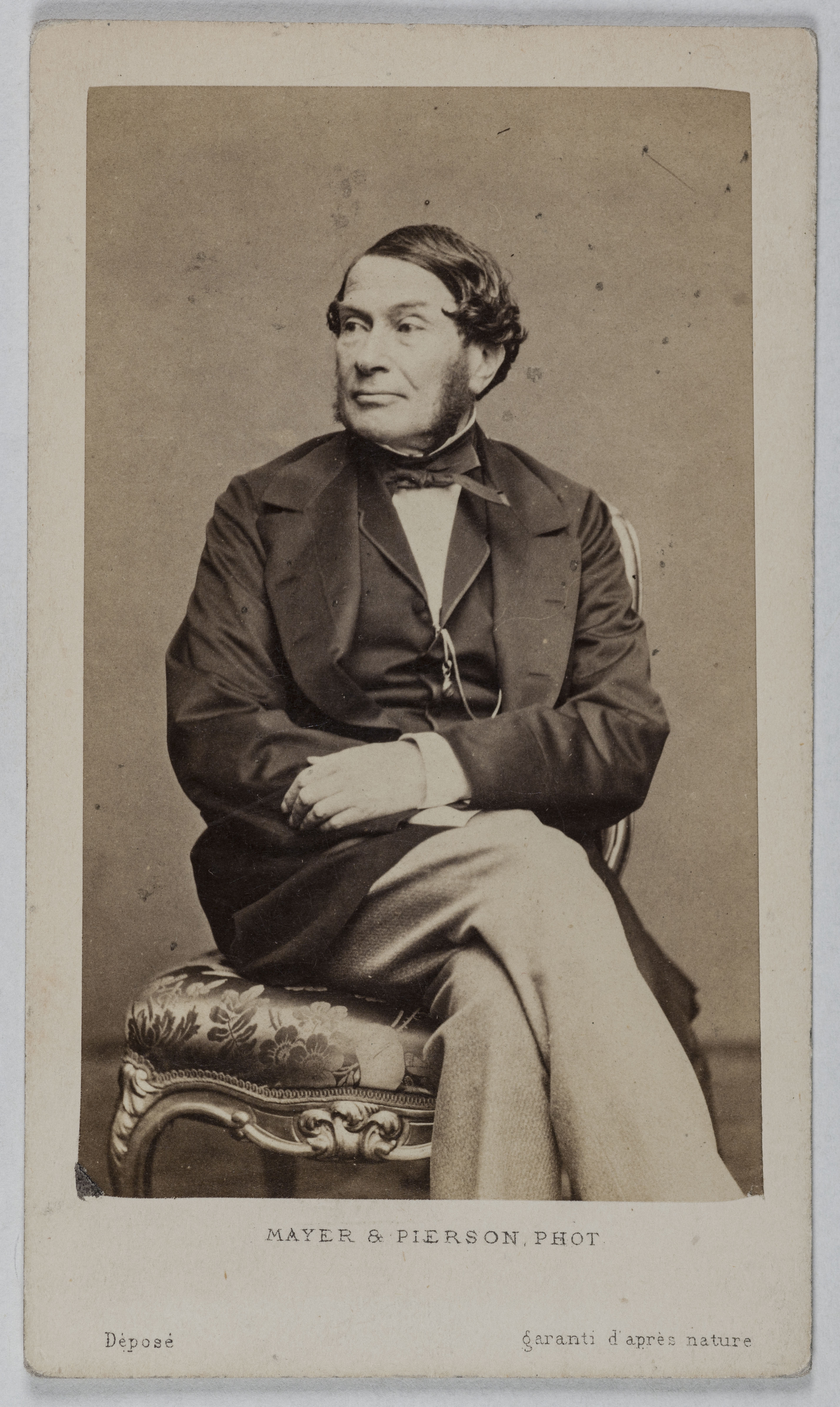 Mayer Frères et Pierson, Portrait d'Achille Fould (1800-1867), (financier, homme d'Etat)