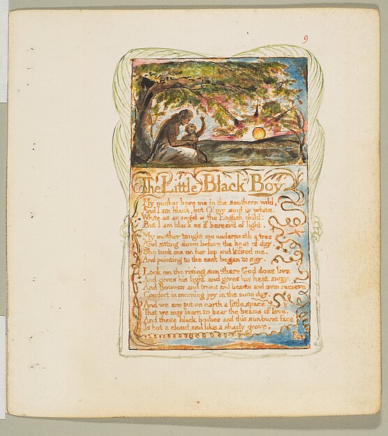 William Blake, Songs of Innocence: The Little Black Boy