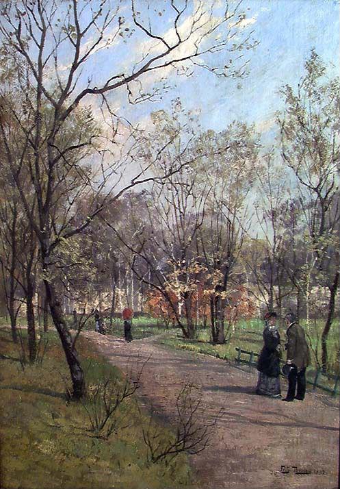 Frits Thaulow, The Park of the Royal Palace, Oslo