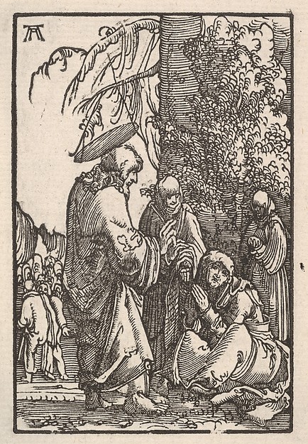 Albrecht Altdorfer, Christ Taking Leave of His Mother, from "The Fall and Salvation of Mankind Through the Life and Passion of Christ"