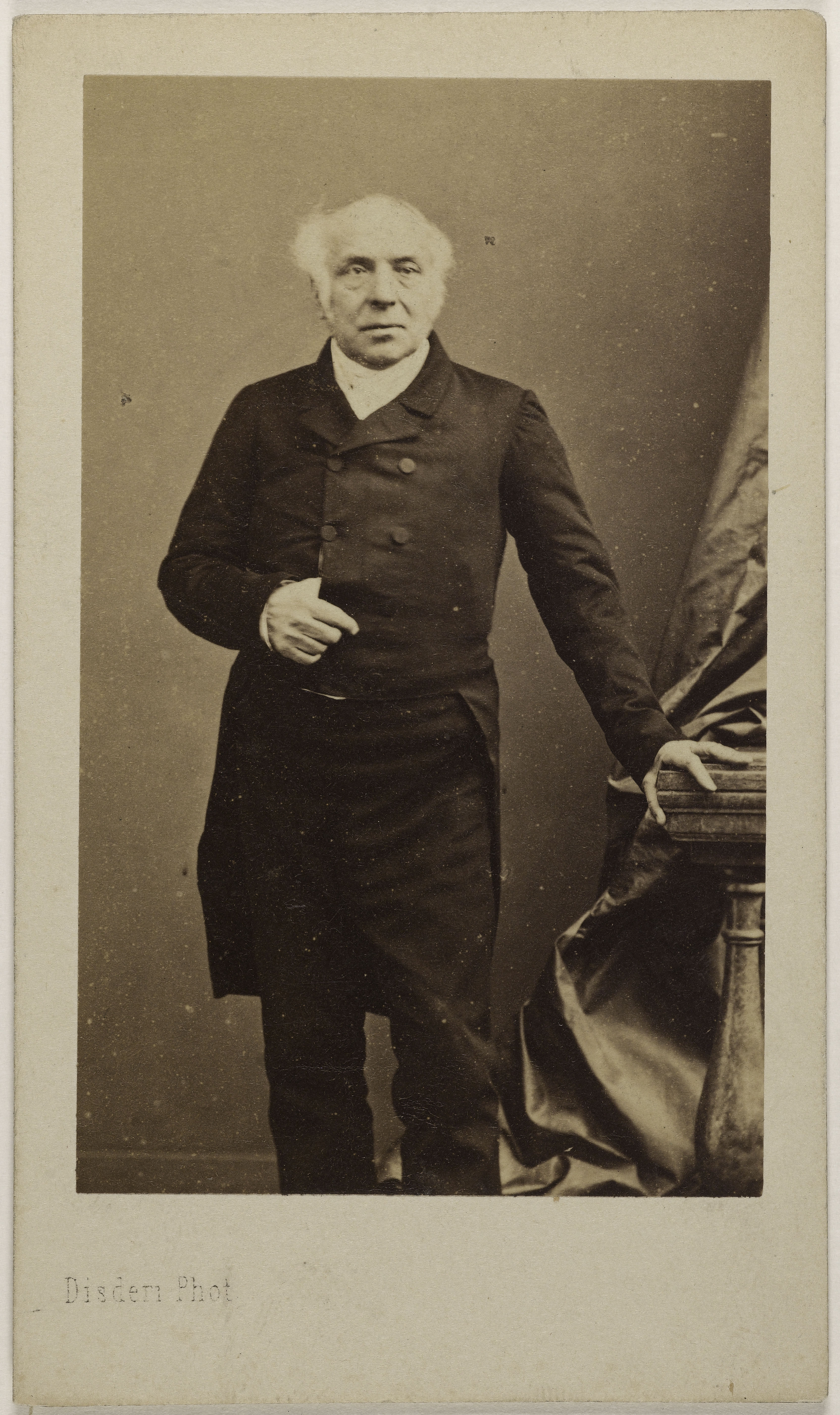 André-Adolphe-Eugène Disdéri, Portrait de Berryer, Pierre Antoine, (1790-1868), (avocat, orateur, député)