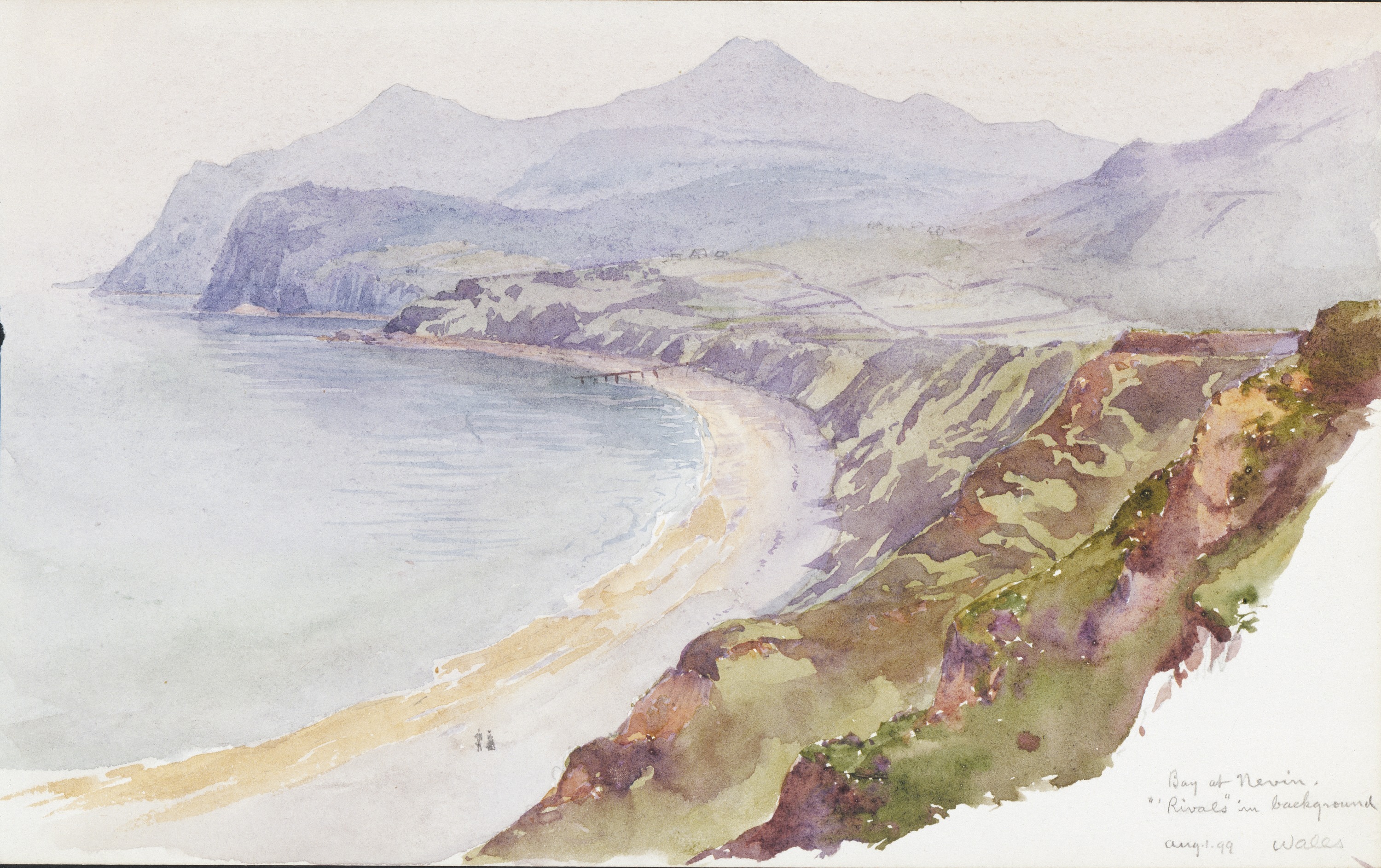 George Elbert Burr, Bay at Nevin, Wales