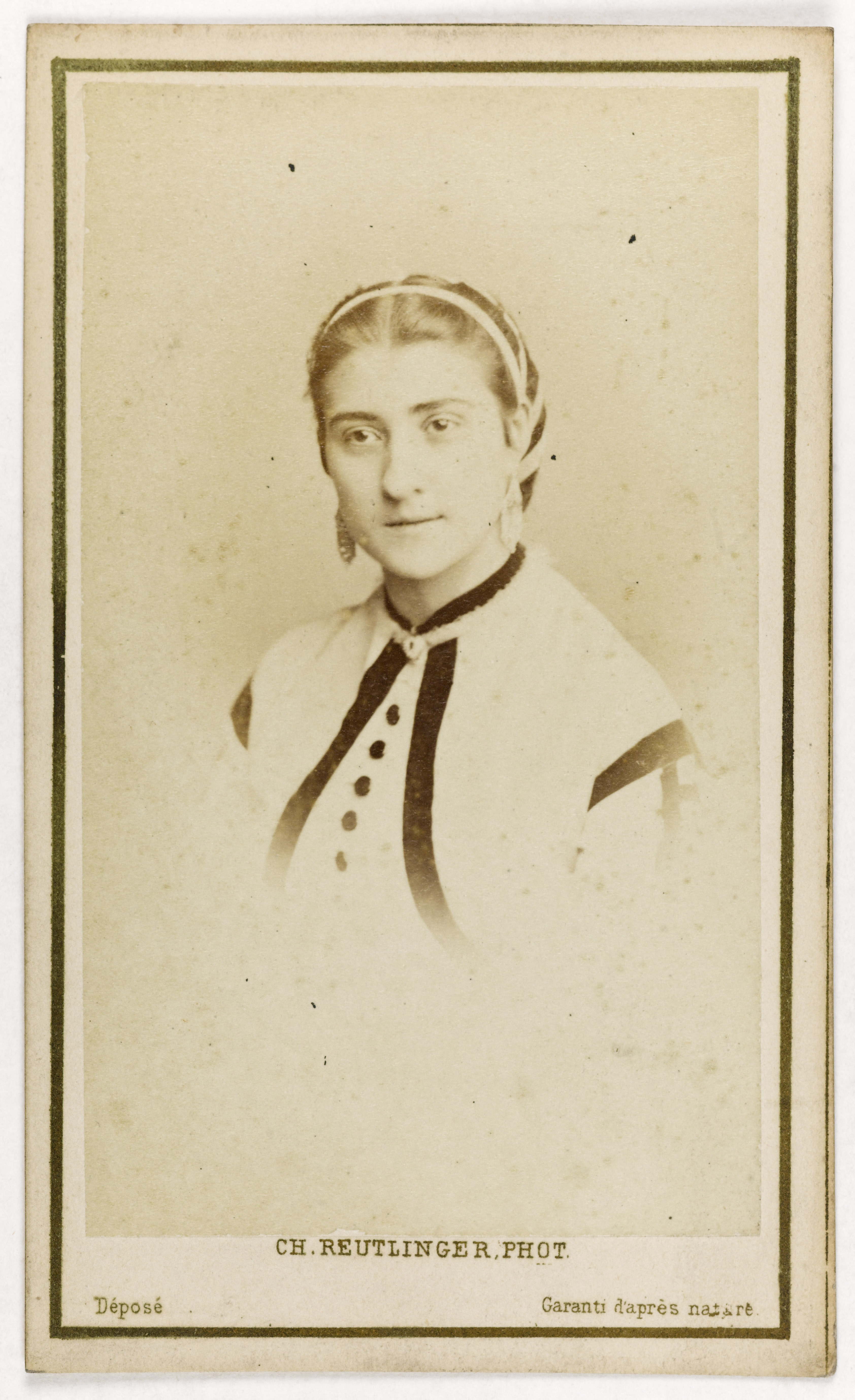 Charles Reutlinger, Portrait de Mlle Ernestine Urban, danseuse