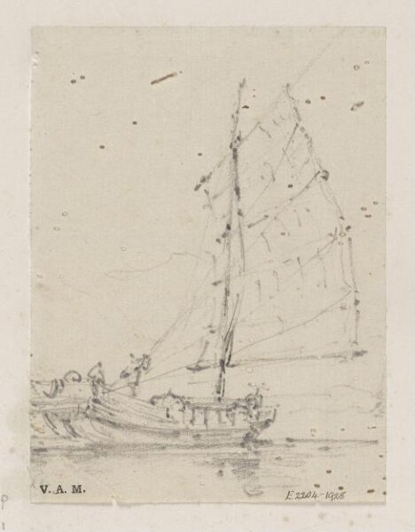 George Chinnery, A junk under sail