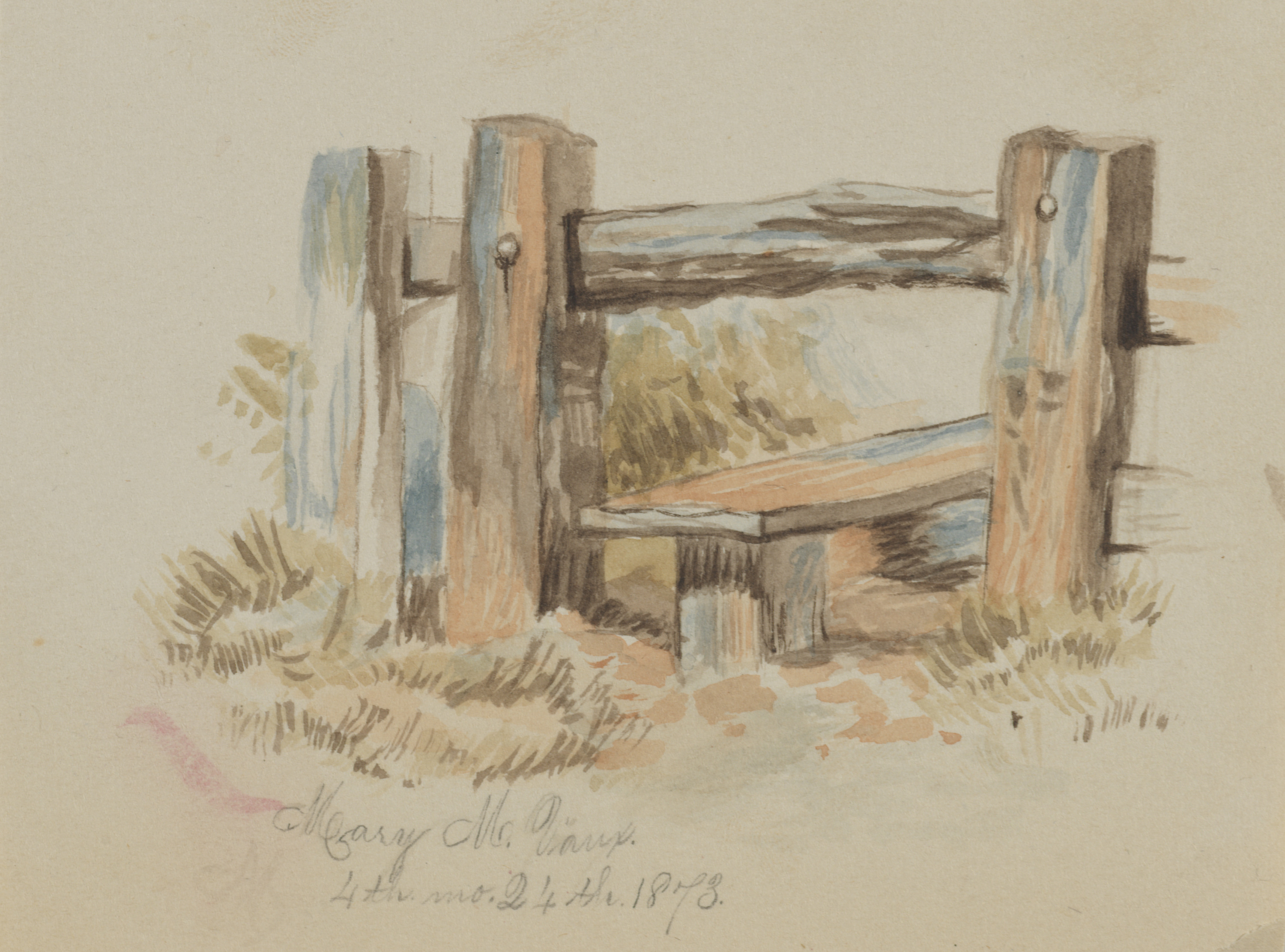 Mary Vaux Walcott, Untitled (Stile)