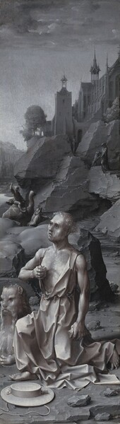 Jan Gossaert, Saint Jerome Penitent [right panel]