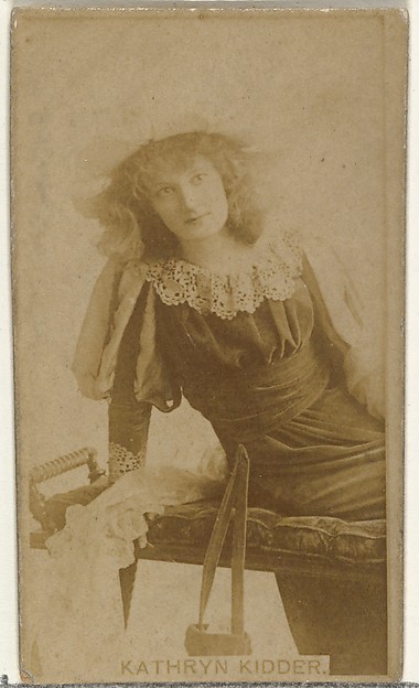 W. Duke, Sons & Co., Kathryn Kidder, from the Actors and Actresses series (N145-8) issued by Duke Sons & Co. to promote Duke Cigarettes