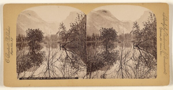 Charles Bierstadt, Miror [sic] View of North and South Dome.