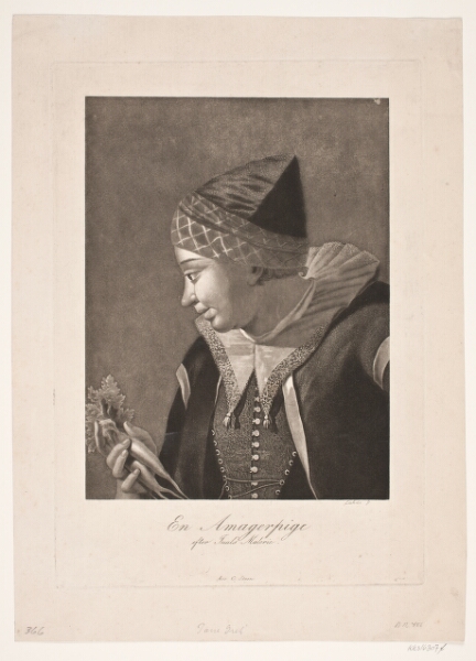 Gerhard Ludvig Lahde, En Amagerpige