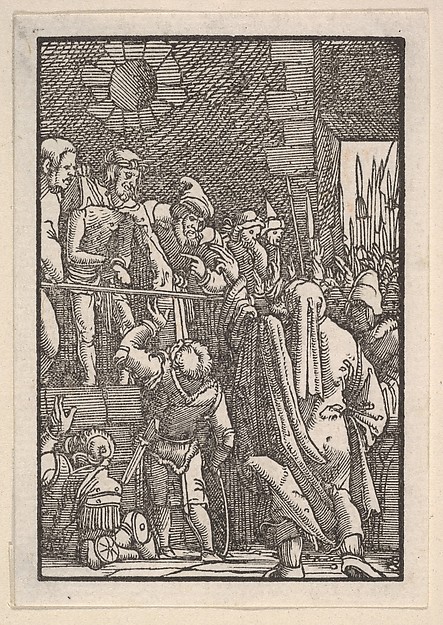 Albrecht Altdorfer, Ecce Homo, from "The Fall and Salvation of Mankind Through the Life and Passion of Christ"
