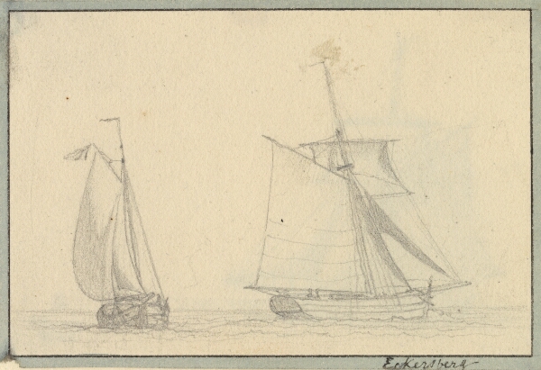 C.W. Eckersberg, En kuf og en jagt