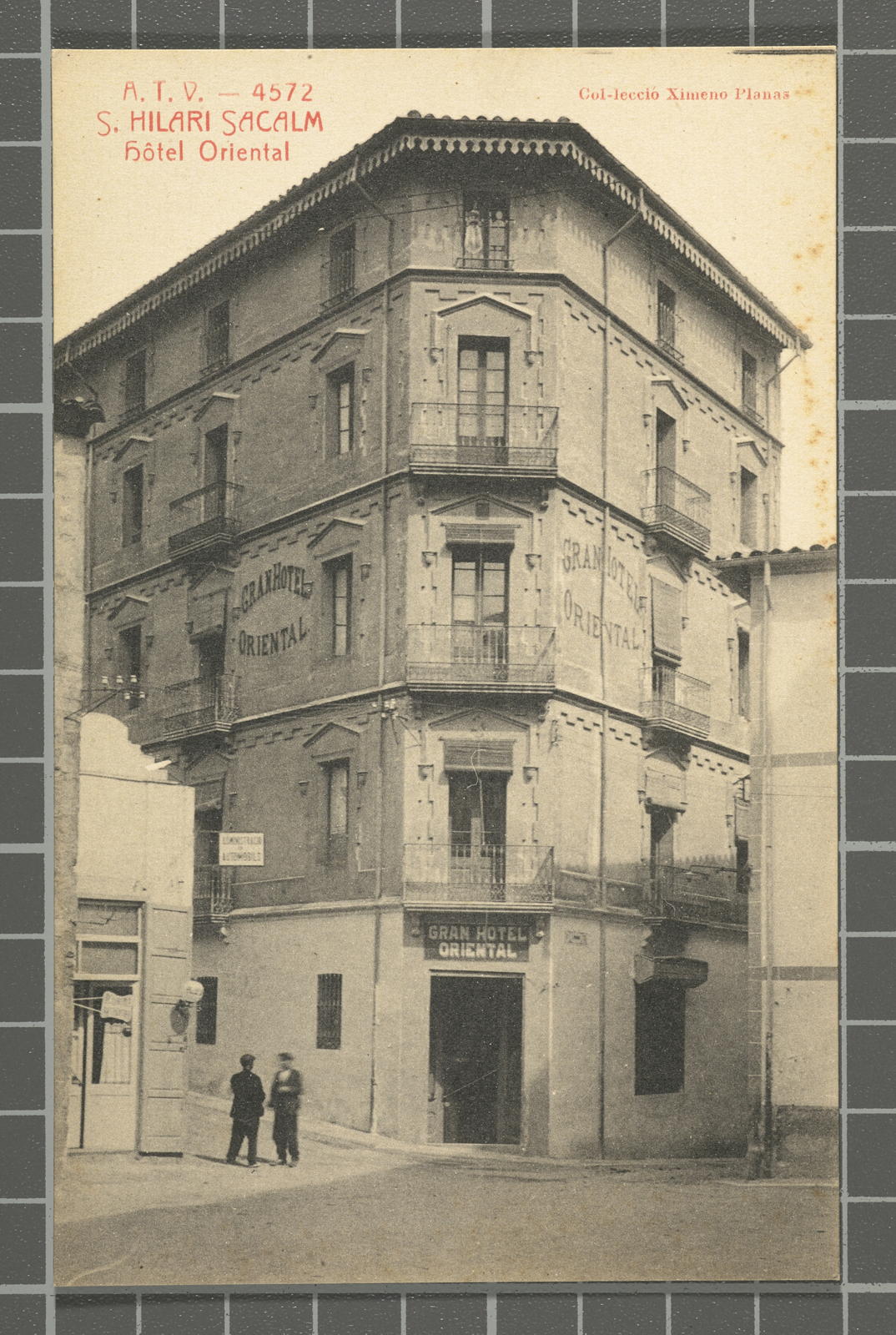 Josep Ximeno Planas, A.T.V. - 4572. S. Hilari Sacalm. Hotel Oriental